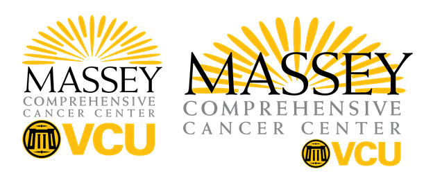 VCU Massey Comprehensive Cancer Center Simple Seal 4 color Logos