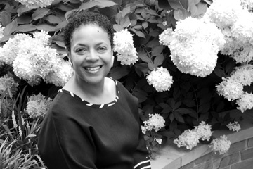 Linda Powell Pruitt, Ph.D., in the Healing Garden