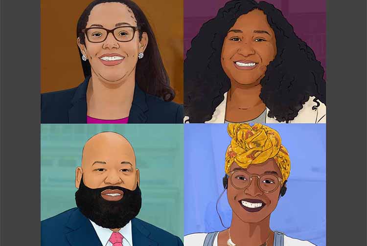 Breaking barriers:  Meet four VCU alums who work in health sciences and are paving the way for equitable health care futures for all