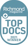 Richmond Magazine Top Docs 2021 Winner logo